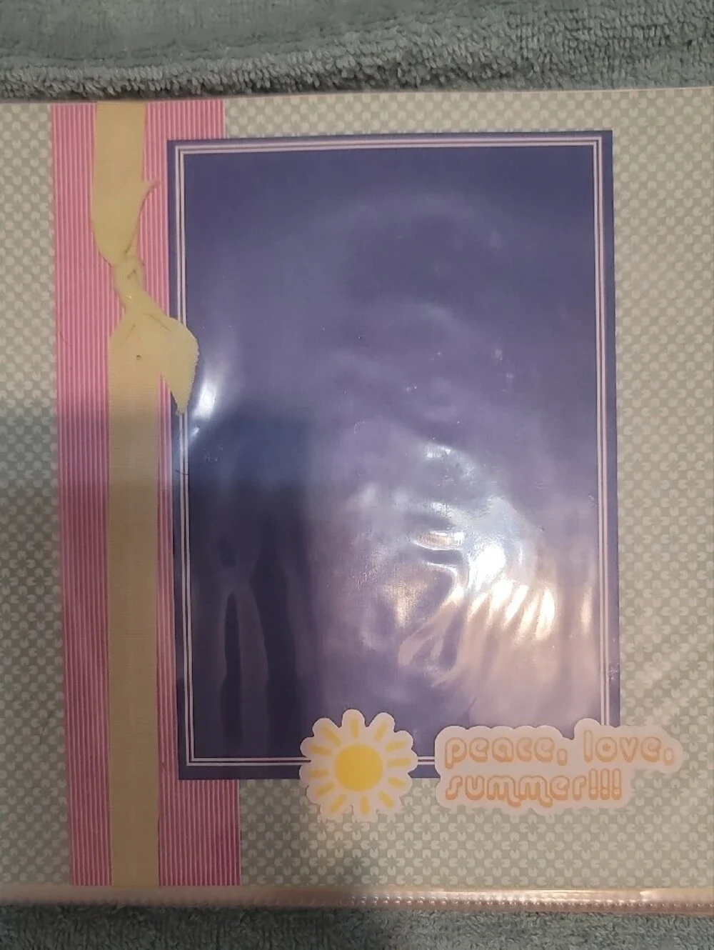 Scrap Book Picture Album Thing Pink Patterned